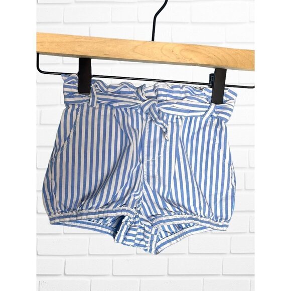 Baby Gap 5T Coastal Beach Short Blue White Stripe 100% Cotton Seersucker Bloomer - Picture 1 of 4